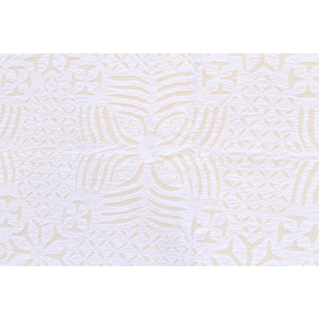 Celestial Star Applique Cotton Quilt For Sale In Los Angeles - Image 6 of 7