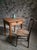 A French pine side table dating from the late 19th century, circa 1870–1900. Made from solid pine, the table has a square...