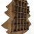 Brown Hand Crafted Antique Wood Christmas Tree Wall Display for Miniatures For Sale - Image 8 of 11