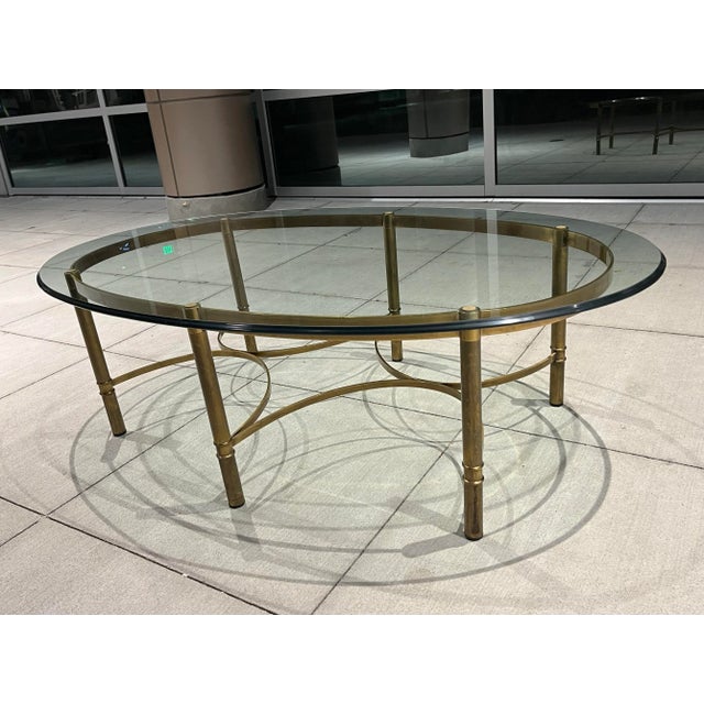 Mastercraft Asian Influence Coffee Table in Faux Bamboo From Mastercraft For Sale - Image 4 of 13