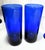 Vintage Mid Century Modern Cobalt Blue Cocktail Glasses - Set of 4 For Sale - Image 11 of 11