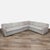 Upholstered L-Shaped sectional sofa with track arms. Brand: Restoration Hardware. Model: Belgian. Original Price: $9000....