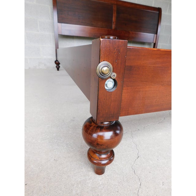 Ethan Allen British Classics King Size Sleigh Bed 295612 Finish 260