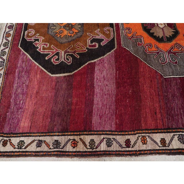 Mid 20th Century Galerie Shabab Collection Mid-20th Century Turkish Anatolian Tribal Carpet For Sale - Image 5 of 8