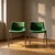Mid-Century Modern Green Plastic Conference Chairs in Chrome Frame, Italy, 1985, Set of 2 For Sale - Image 11 of 11