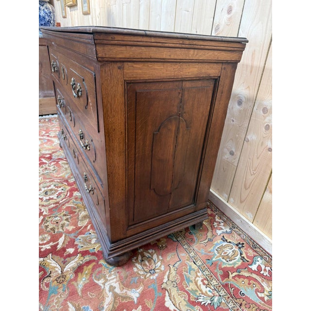 18th Century Louis XIII Three-Drawer Chest in Oak For Sale - Image 4 of 10