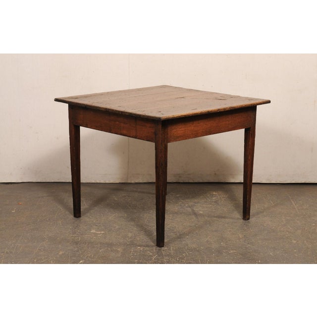 Rustic 19th Century Brazilian Rustic Brown Peroba Wood Table For Sale - Image 3 of 10