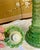 1960s Vintage Mid Century Modern Empoli Italian Green Chianti Genie Bottle Decanter 22" For Sale - Image 5 of 7