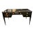 Vintage French Directoire Style Black Lacquered Writing Desk For Sale