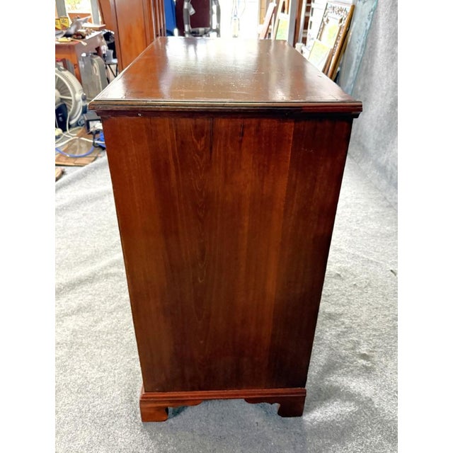 Brown 18th Century Solid Mahogany 4-Drawer Chest For Sale - Image 8 of 13