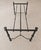 Ilana Goor 1970s Ilana Goor Style Brutalist Iron Rebar Dining Table With 3/4” Gemstone Edge Glass Top For Sale - Image 4 of 11