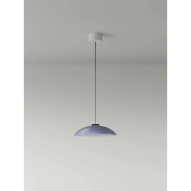 Contemporary Small Blue Headhat Plate Pendant Lamp by Santa & Cole For Sale - Image 3 of 11