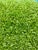 Custom Handcrafted Artificial Turf Lumbar Pillow With Turquoise Ruffle - Small Round For Sale In Tampa - Image 6 of 8