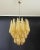 Vintage Italian Murano Glass Ceiling Lamp with 41 Amber Glass Petals, 1981 For Sale - Image 3 of 18