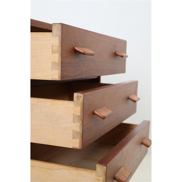 Danish Teak Chest of Drawers by Carl Aage Skov for Munch Møbler, 1960s For Sale - Image 9 of 18
