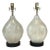 Currey & Company Modern White Alabaster Table Lamps Pair For Sale