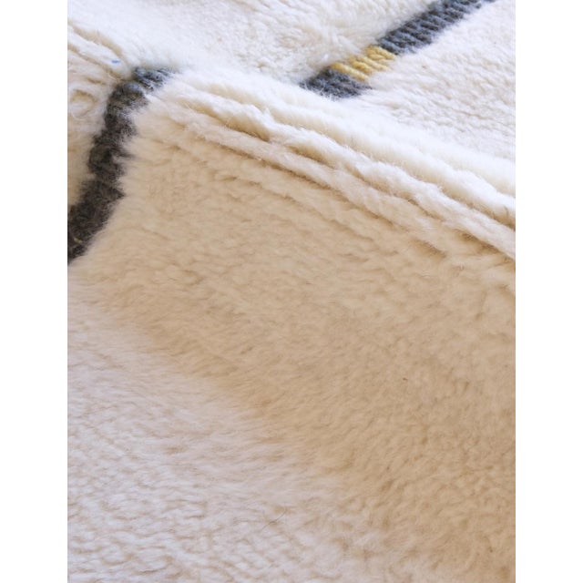 Moroccan Beni Mrirt Wool Rug - 10.3 X 7.2 Ft For Sale - Image 4 of 8