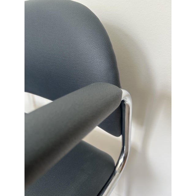 Blue Vintage Model K-314 Desk Chair by Kovona, Czechoslovakia, 1970s For Sale - Image 8 of 11
