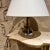 Modern Small Aluminum Table Lamp, Geometric Form, Modern Design, 1980s For Sale - Image 3 of 8