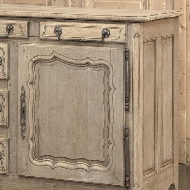 19th Century Country French Stripped Buffet With Original Hardware For Sale - Image 10 of 18