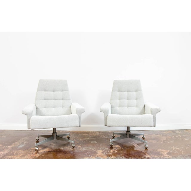 Vintage Swivel Chairs from Up Závody, 1970s, Set of 2 For Sale - Image 9 of 14