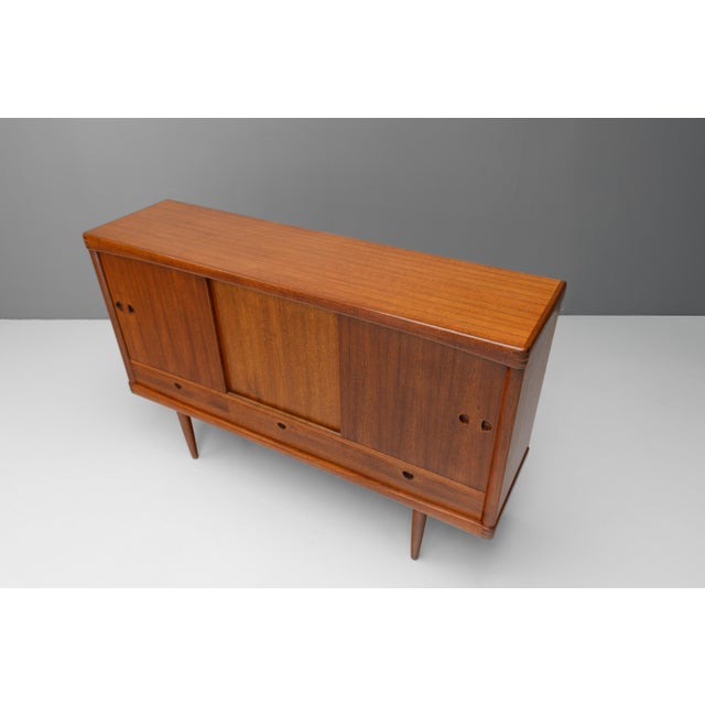 Wood Vintage Sideboard by H.W. Klein for Bramin, 1960s For Sale - Image 7 of 12