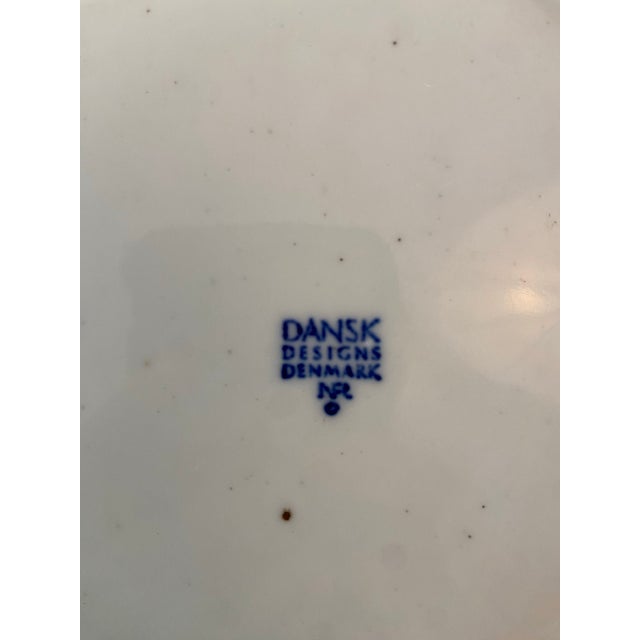Vintage Dansk Blue Mist Rim Soup Bowls - Set of 4 - Made in Denmark For Sale In Los Angeles - Image 6 of 6