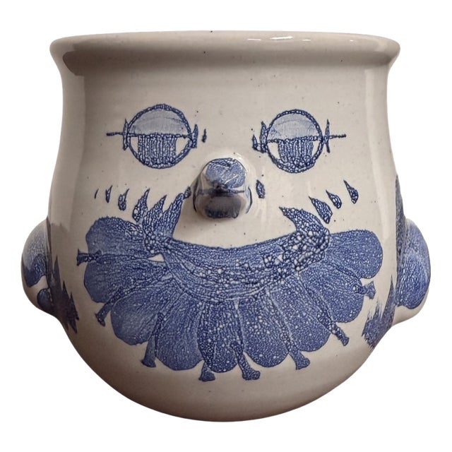 Model V65 Ceramic Planter from Bjørn Wiinblad, Denmark, 1974 For Sale