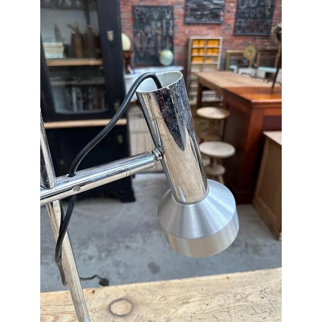 Vintage Metal Table Lamp, 1970s For Sale - Image 3 of 5