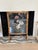 Early 20th Century Late Victorian Bamboo and Painted Glass Firescreen For Sale - Image 10 of 11