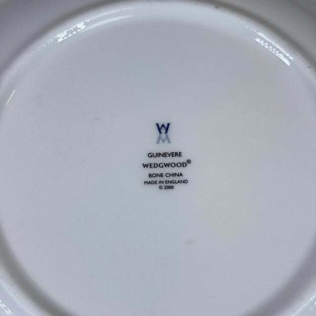 Contemporary Wedgwood Guinevere Bone China Pasta Bowls - Set of 6 For Sale - Image 3 of 6