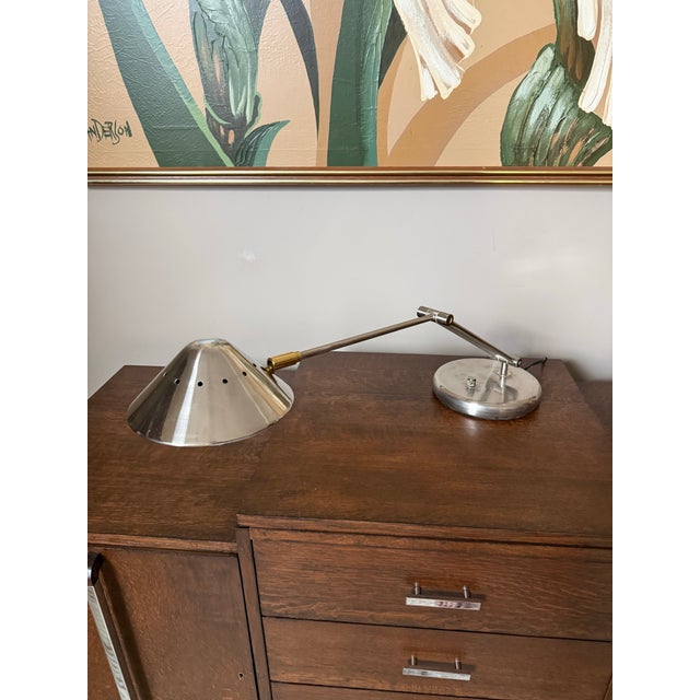 Tensor Vintage Tensor Pittsburg Collection Lt627 Articulating and Dimmable Halogen Desk Lamp For Sale - Image 4 of 9