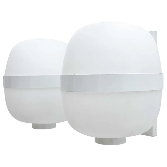 1960s Large Wally Aplique Table Lamp by Miguel Mila for Erco, 1962, Set of 2 For Sale - Image 5 of 6