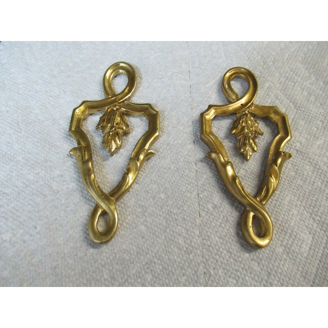 Brass Ormolu French Regency Hardware Pull Knob Handles - a Pair For Sale In Philadelphia - Image 6 of 8