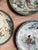 Yellow Early 20th Century Set of Four (4) Asian Decorative Playes of Asian Goddess For Sale - Image 8 of 9