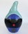 Large Substantial Modernist Studio Pottery Vase With Spout, Seafoam, Blue, Black For Sale - Image 4 of 7
