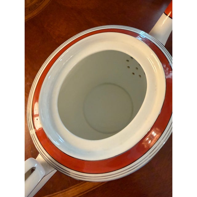1950s Vintage Noritake M Tea Pot and Sugar Bowl N749 Handpainted ca.1950 For Sale - Image 5 of 16