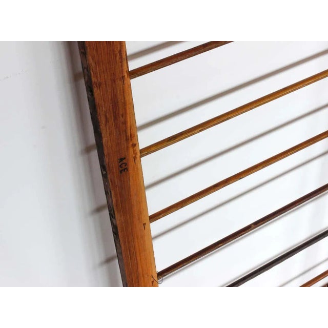 Mid 20th Century Architectural Salvage Wood Grid Wall Art For Sale - Image 5 of 13