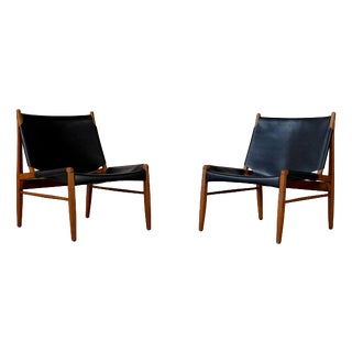 Chimney Chairs by Franz Xaver Lutz, Germany, 1950s, Set of 2 For Sale