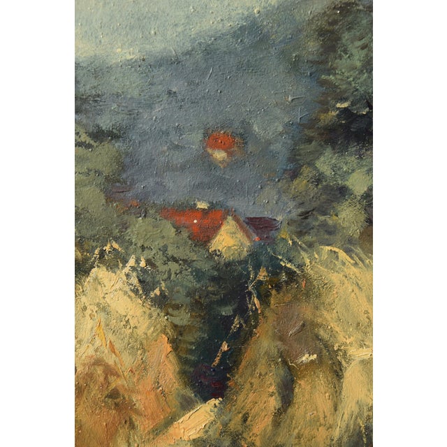 Ludwig Straub, Summer Landscape, 1948, Oil on Hardboard, Framed For Sale - Image 6 of 10