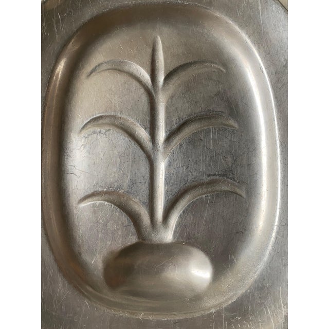 Vintage Wilton Armetale Meat Serving Tray Platter, Matte Finish, Tree and Well Circa 1970's For Sale - Image 10 of 12