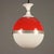 Metal Vintage Pendant in 2-Tone Aluminium and Plastic, Italy, 1970s For Sale - Image 7 of 7