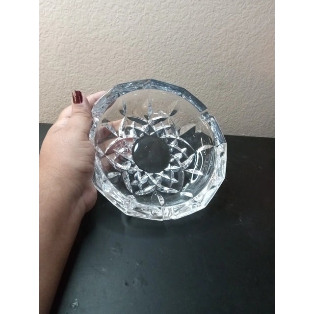 1980s Capri Lead Crystal Faceted Ashtray, Made in Italy For Sale In Dallas - Image 6 of 7