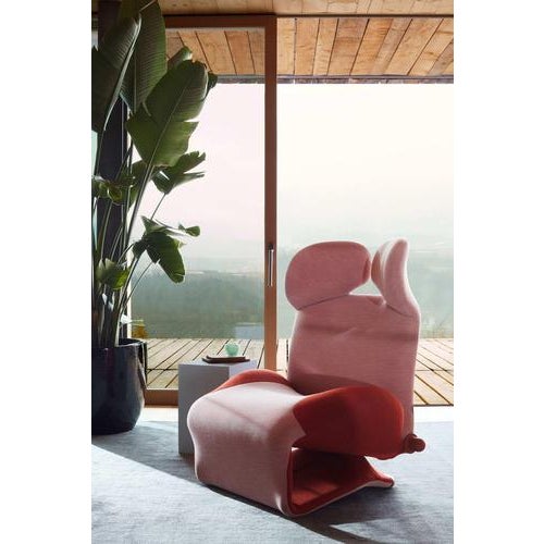 Cassina Mid-Century Modern Wink Armchair by Toshiyuki Kita for Cassina For Sale - Image 4 of 12