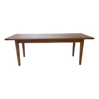 Pine and Oak Farmhouse Table, 1950s For Sale