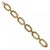This is a lovely bracelet, it is crafted from 18k yellow gold featuring open design oval links, each has fine beaded...