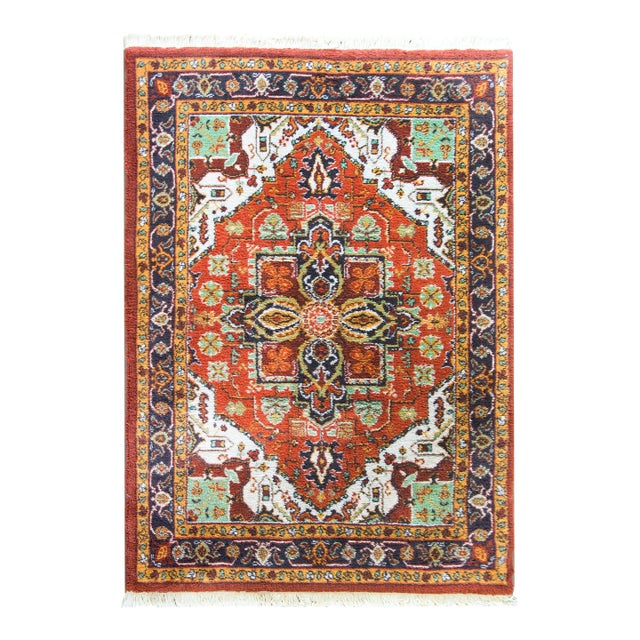 Vintage American Karistan Heriz-Style Rug For Sale