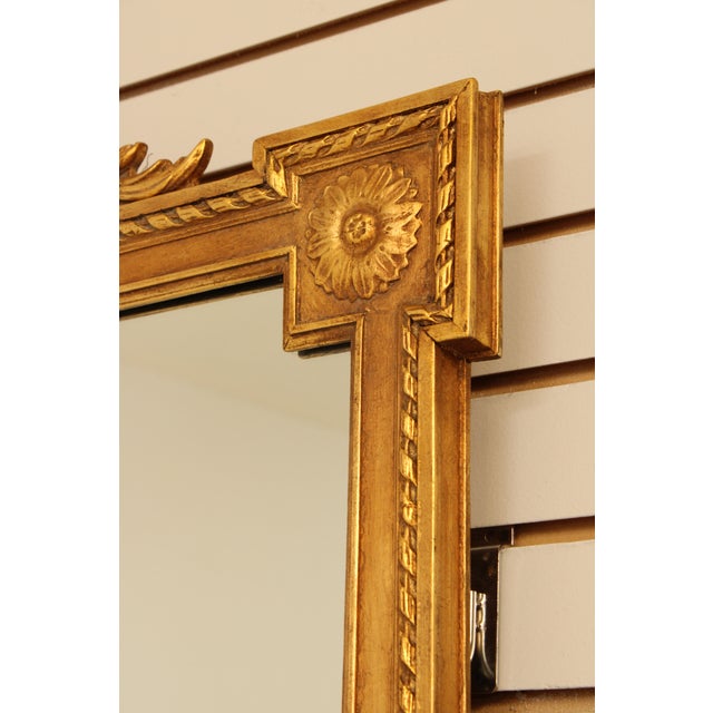 Friedman Brothers Vintage French Style Gold Mirror For Sale - Image 9 of 14