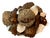 Vintage Italian Ceramic Mushroom & Acorn Basket Centerpiece For Sale In Portland, ME - Image 6 of 9