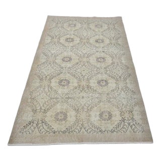 Vintage Handmade Bohemian Decor Area Rug For Sale
